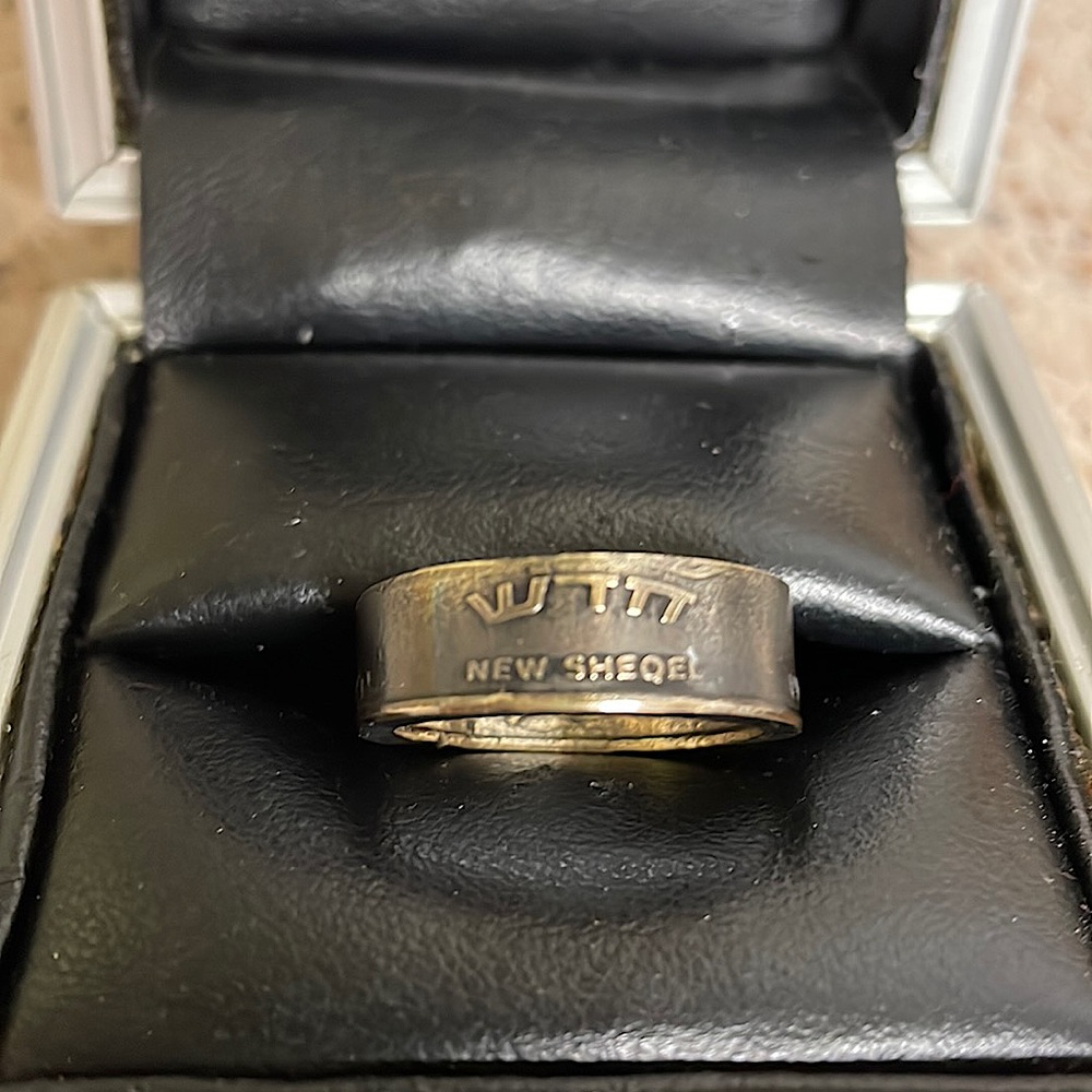 Isrrael Coin Ring ✡️ (unisex)